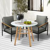 Livsip Outdoor Patio Set Lounge Bistro Dining Set 2 Seater