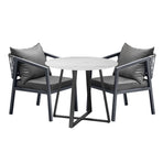 Livsip 3PCS Outdoor Dining Set Table & Lounge Chair