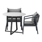 Livsip 3PCS Outdoor Dining Set Table & Lounge Chair