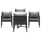 Livsip 5PCS Outdoor Dining Set Table Lounge Chair - Extra Image