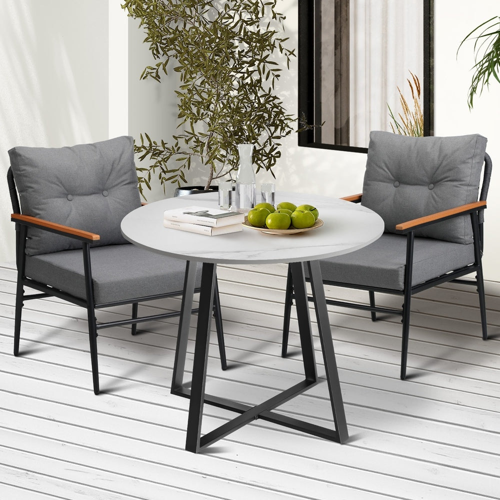 Livsip Outdoor Dining Set 3PCS Garden Lounge Setting
