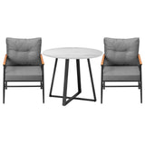 Livsip Outdoor Dining Set 3PCS Garden Lounge Setting - Front View