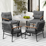 Livsip Outdoor Dining Set 5PCS Garden Lounge Setting