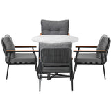 Livsip Outdoor Dining Set 5PCS Garden Lounge Setting