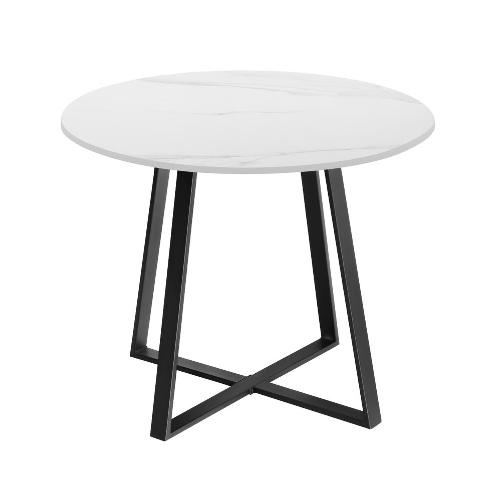 Livsip Outdoor Dining Set 4 Seater Marble Table