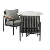Livsip 3PCS Outdoor Dining Set Table&Sofa Chairs