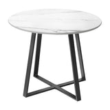 Livsip 3PCS Outdoor Dining Set 90cm Table Lounge Chairs