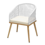 Livsip 3 Piece Outdoor Dining Set Table Lounge Chairs - Extra Image