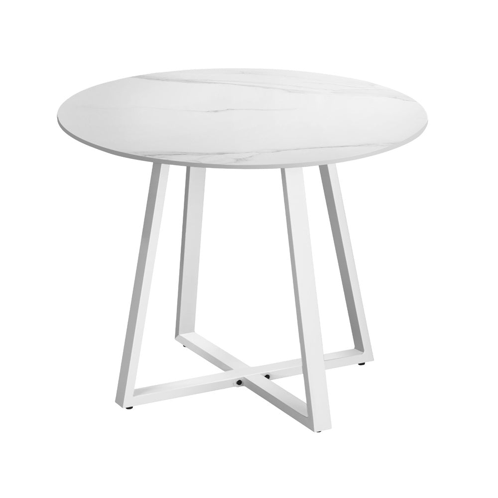 Livsip Outdoor Dining Set Bistro Setting 3PCS White