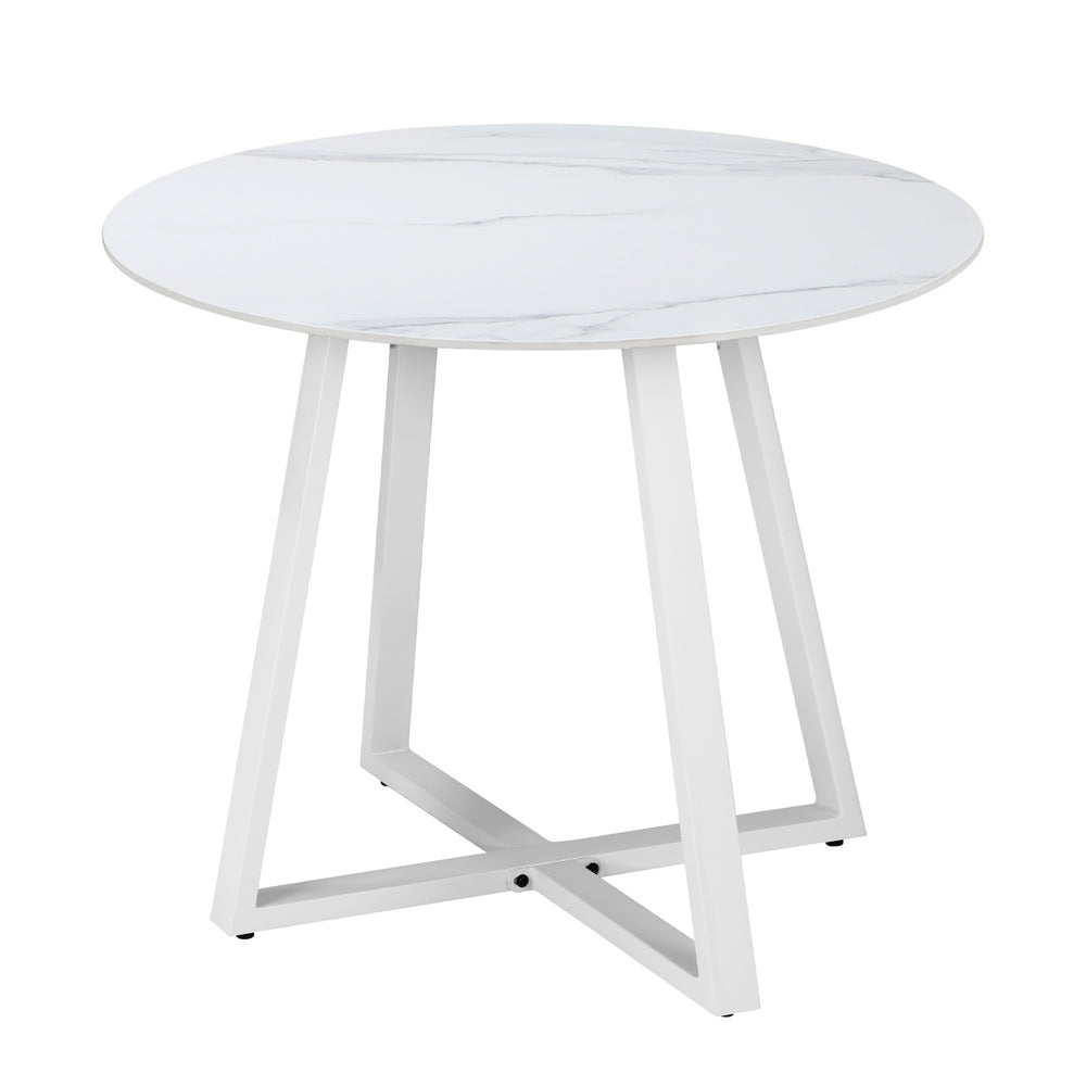 Livsip 3PCS Outdoor Dining Set Table&Solid Wood Chair