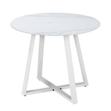 Livsip 3PCS Outdoor Dining Set Table&Solid Wood Chair - Top-Down View