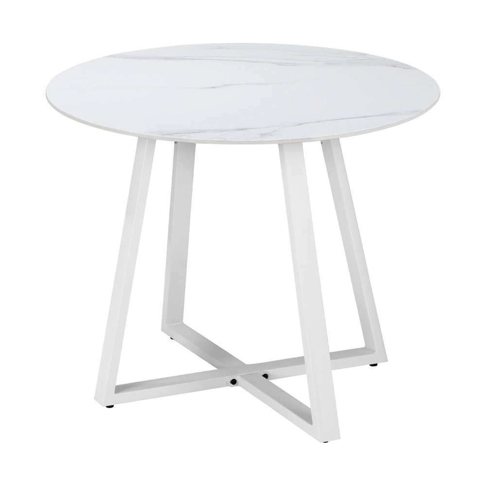 Livsip 5PCS Outdoor Dining Set Table&Solid Wood Chair