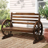 Gardeon Wooden Garden Bench Seat Outdoor Furniture Wagon Chair Patio Lounge - Low Angle