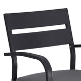 Gardeon Outdoor Bar Set 5-Piece Patio Dining Chairs Aluminium Table Stools - Top-Down View