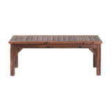 Gardeon Garden Benches Garden Seating Backless Timber Seat 120cm Brown