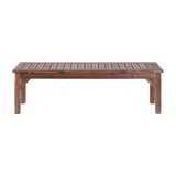 Gardeon Garden Benches Garden Seating Backless Timber Seat 150cm Brown - Top-Down View