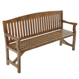 Gardeon 5FT Outdoor Garden Bench Wooden 3 Seat Chair Patio Furniture Natural - Low Angle