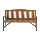 Gardeon 5FT Outdoor Garden Bench Wooden 3 Seat Chair Patio Furniture Natural - Side View