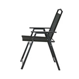 Gardeon Outdoor Chairs Portable Folding Camping Chair Steel Patio Furniture - Top-Down View
