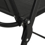Gardeon Outdoor Chairs Portable Folding Camping Chair Steel Patio Furniture - Close-Up Angle