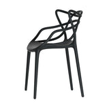 Gardeon 4PC Outdoor Dining Chairs PP Portable Stackable Chair Patio Furniture - Top-Down View