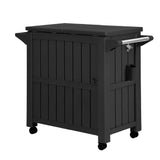Gardeon Outdoor Storage Cabinet Box 80L Ice Bucket Cooler Rolling Serving Cart Kitchen Trolley - 45-Degree Angle