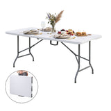 Gardeon 180cm Folding Table Portable Fold-in-Half with Handle Camping Picnic - Extra Image