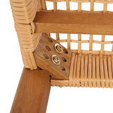 Gardeon Outdoor Garden Bench Seat Dining Acacia Wood 2-Seater Patio Furniture - Top-Down View