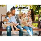 Gardeon Outdoor Garden Bench Wooden 3 Seater Wagon Chair Lounge Patio Furniture - Extra Image