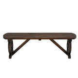 Gardeon Outdoor Garden Bench Seat Wooden Patio Furniture Wagon Dining Chair - Side View