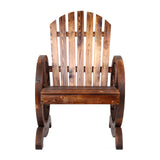 Gardeon Wooden Wagon Chair Outdoor - Side View