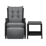 Livsip Outoodr Recliner Chair & Table Sun Lounge 2PCS - Extra Image