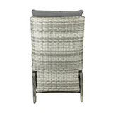 Livsip Recliner Chairs with Adjustable Footrest Grey