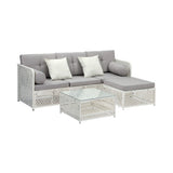 Livsip Outdoor Furniture Sofa Set 5PCS Wicker Lounge Setting