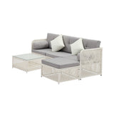 Livsip Outdoor Furniture Sofa Set 5PCS Wicker Lounge Setting