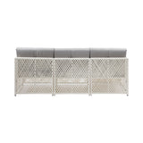 Livsip Outdoor Furniture Sofa Set 5PCS Wicker Lounge Setting - Low Angle