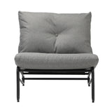 Livsip 2PC Outdoor Lounge Chairs Patio Sofa with Cushions Grey - Front View