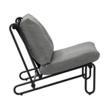 Livsip 2PC Outdoor Lounge Chairs Patio Sofa with Cushions Grey