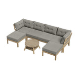 Livsip 6 Piece Outdoor Lounge Sofa Set Garden Furniture