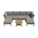 Livsip 6 Piece Outdoor Lounge Sofa Set Garden Furniture