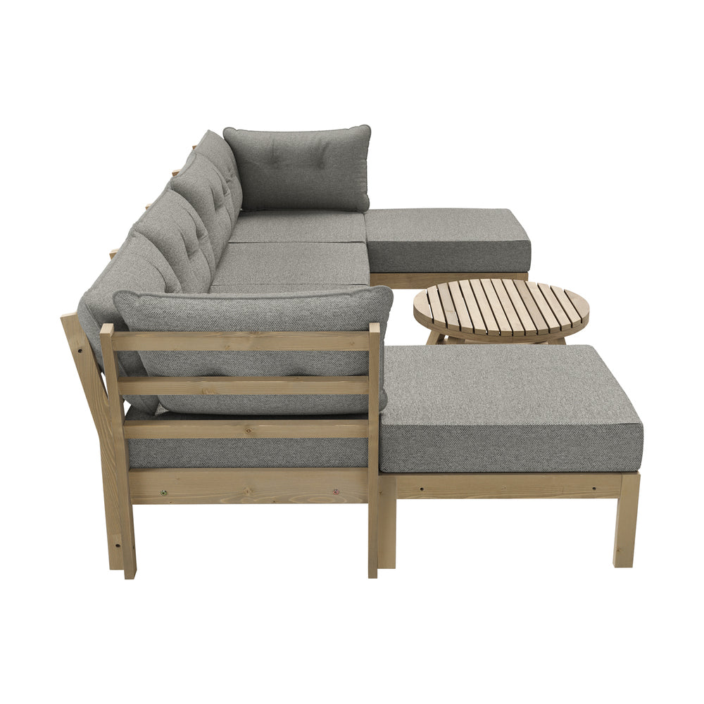 Livsip 6 Piece Outdoor Lounge Sofa Set Garden Furniture
