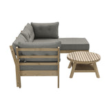Livsip 5 Piece Outdoor Sofa Set Garden Lounge Patio Setting - Front View