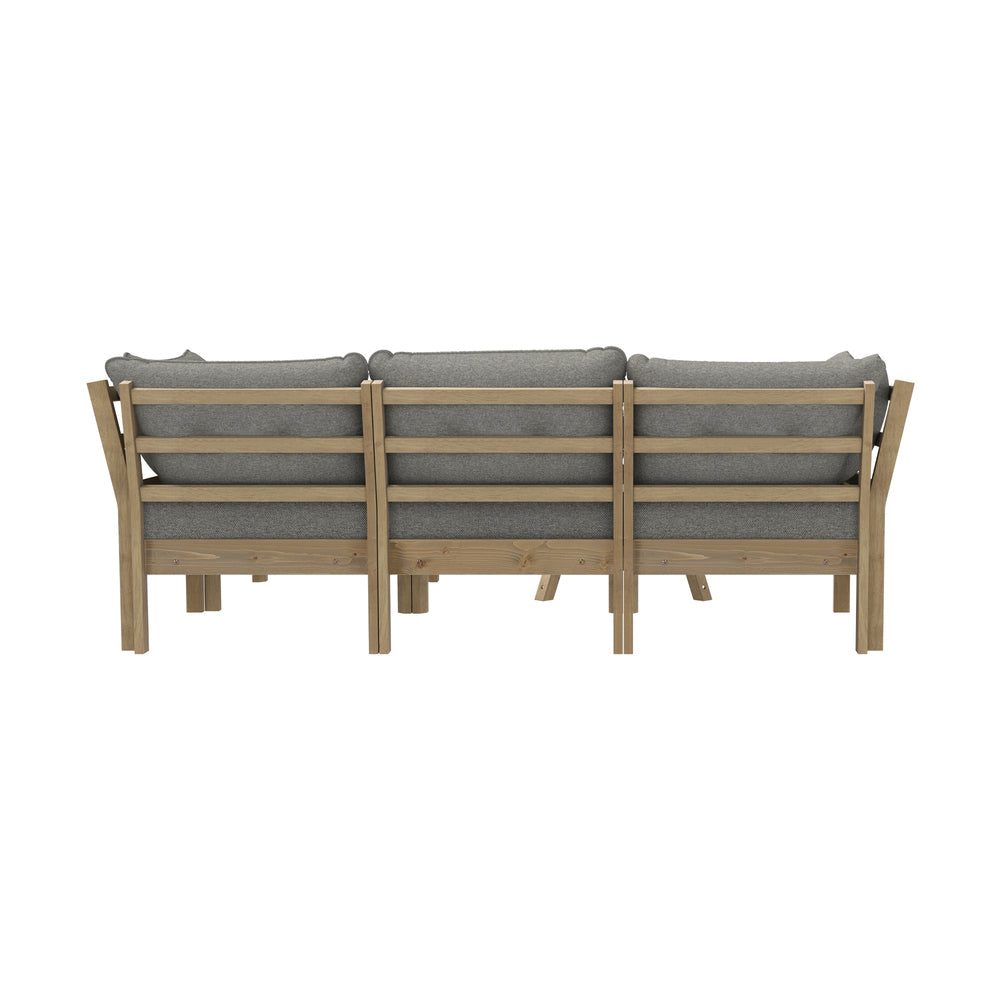 Livsip 5 Piece Outdoor Sofa Set Garden Lounge Patio Setting