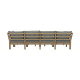 Livsip 7 Piece Outdoor Sofa Set 5-Seater Lounge Setting - Side View