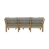 Livsip Outdoor Sofa Set 4 Seater Lounge 1 Coffee Table Beige
