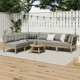 Livsip 7 Seater Outdoor Sofa Set with Coffee Table Beige - Extra Image