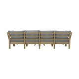 Livsip 7 Piece Outdoor Sofa Set 6-Seater Lounge Setting Grey