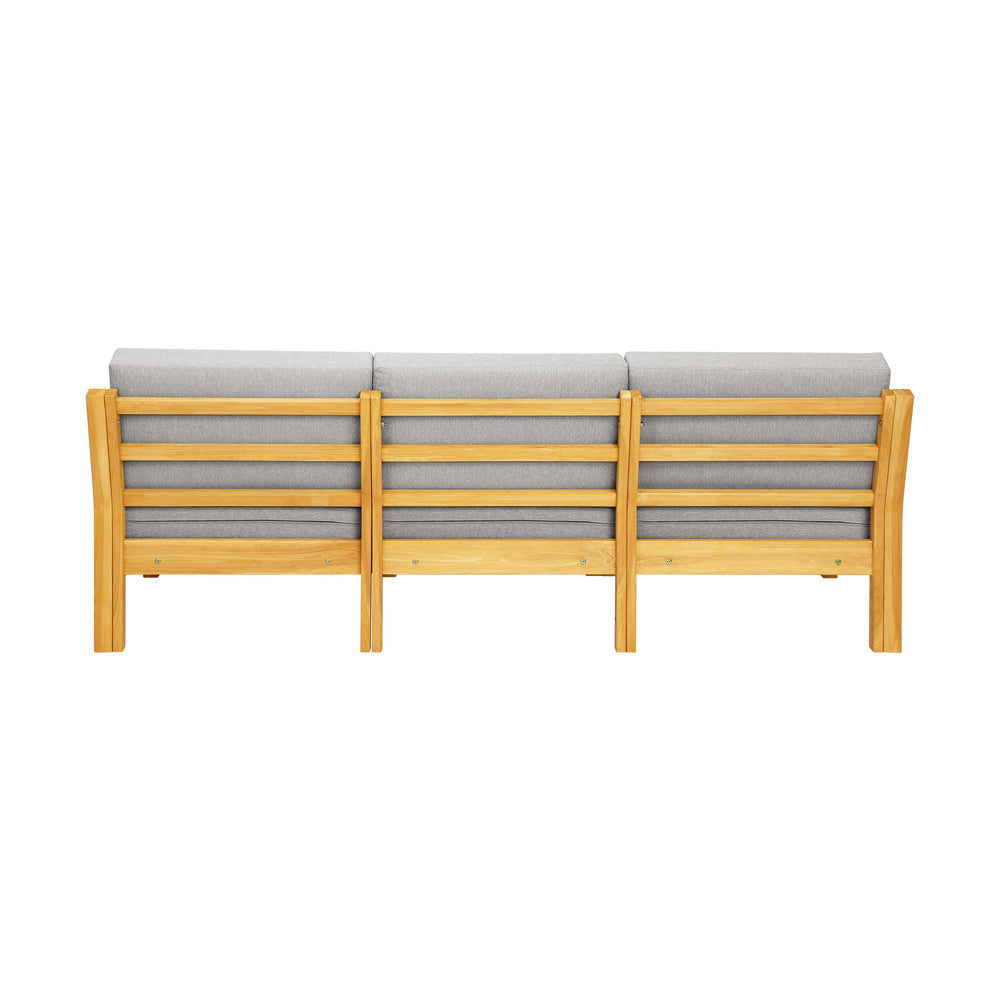 Livsip Outdoor Sofa Set Wooden Table Lounge 5Piece