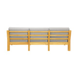 Livsip Outdoor Sofa Set Wooden Table Lounge 5Piece - 45-Degree Angle