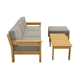 Livsip 5PCS Outdoor Furniture Sofa Set Lounge Setting